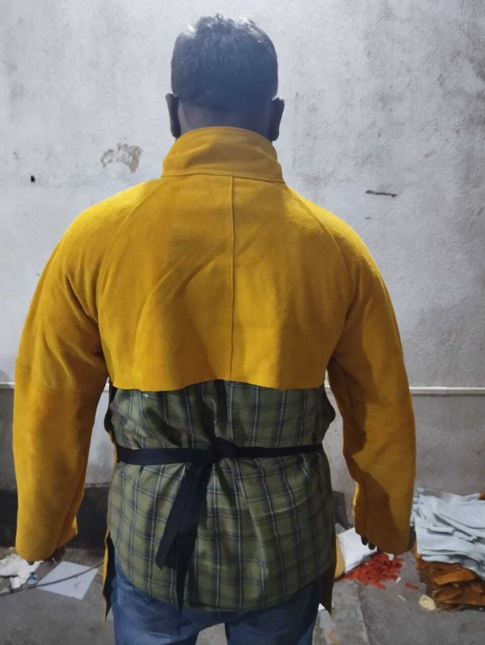 Leather Half Jacket - Filling Material: Micro Fiber