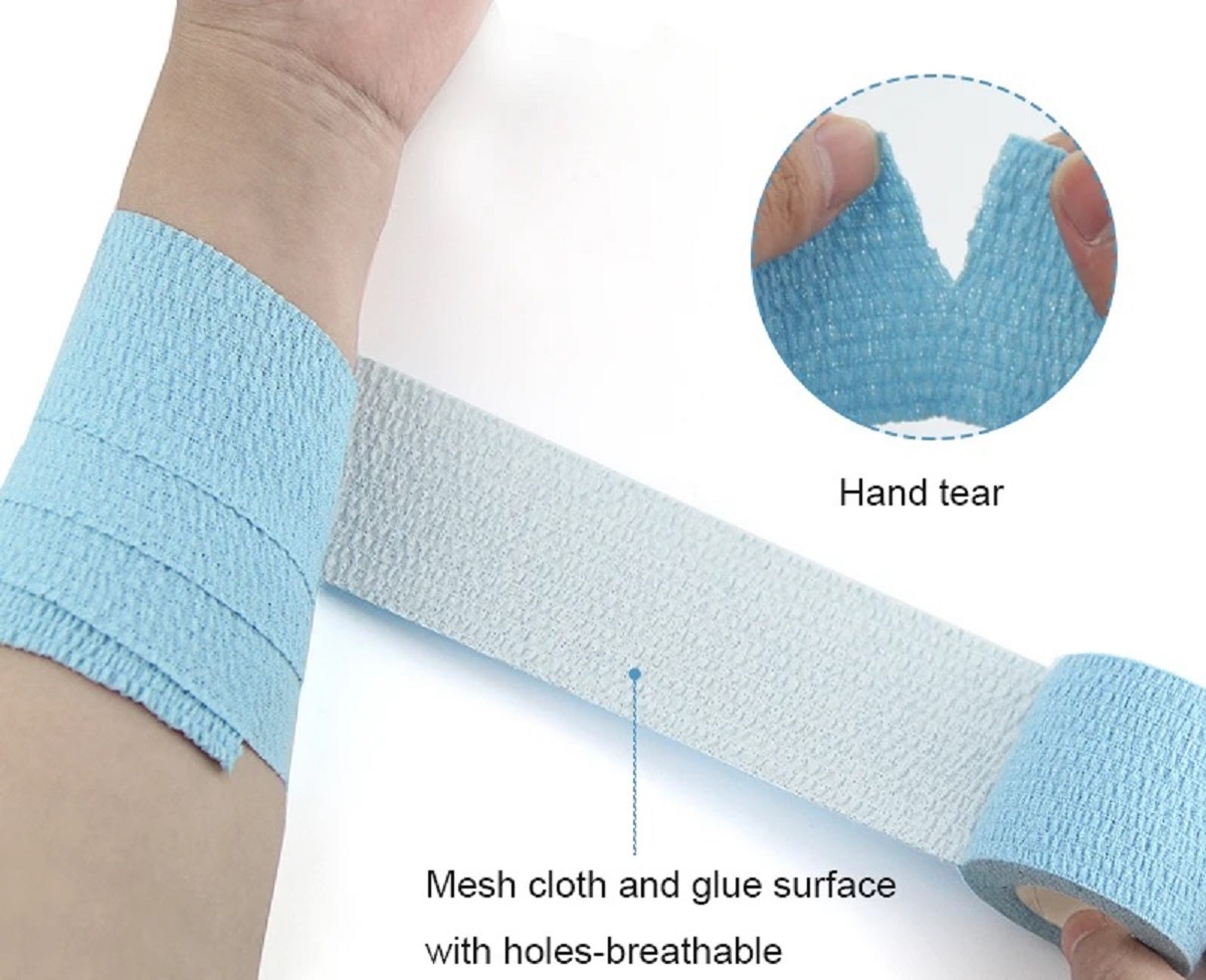 A-tape Cotton Light Adhesive Bandage - 5 Cm X 4.5 M Multicolor Design For Sensitive Skin Reusable And Comfortable