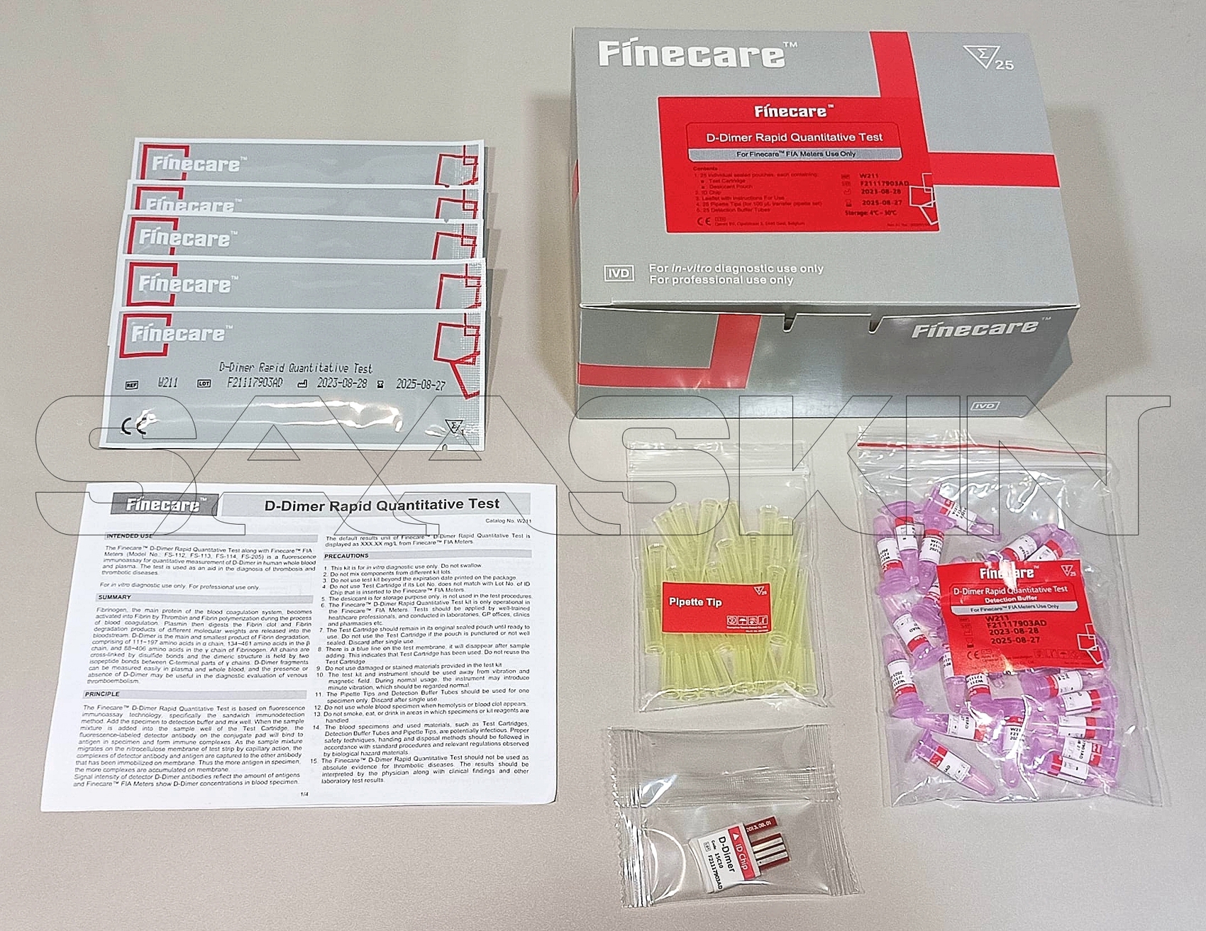 Wondfo Finecare D-dimer Rapid Quantitative Test