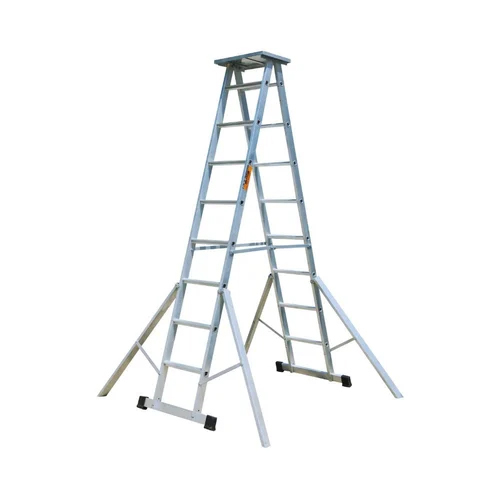Aluminium Platform Ladder - 12 Meter Size | High-Quality, Lightweight with Non-Slip Steps and Sturdy Base for Industrial Use