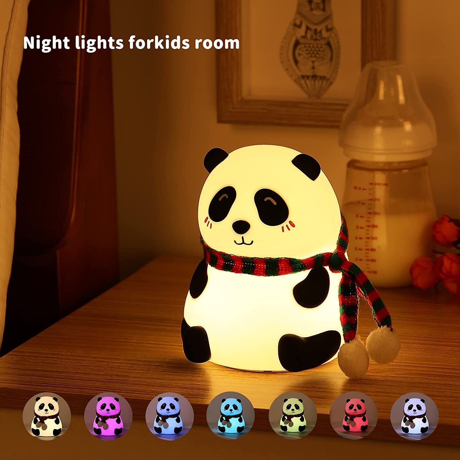 Panda Night Lamp - Color: Multicolor