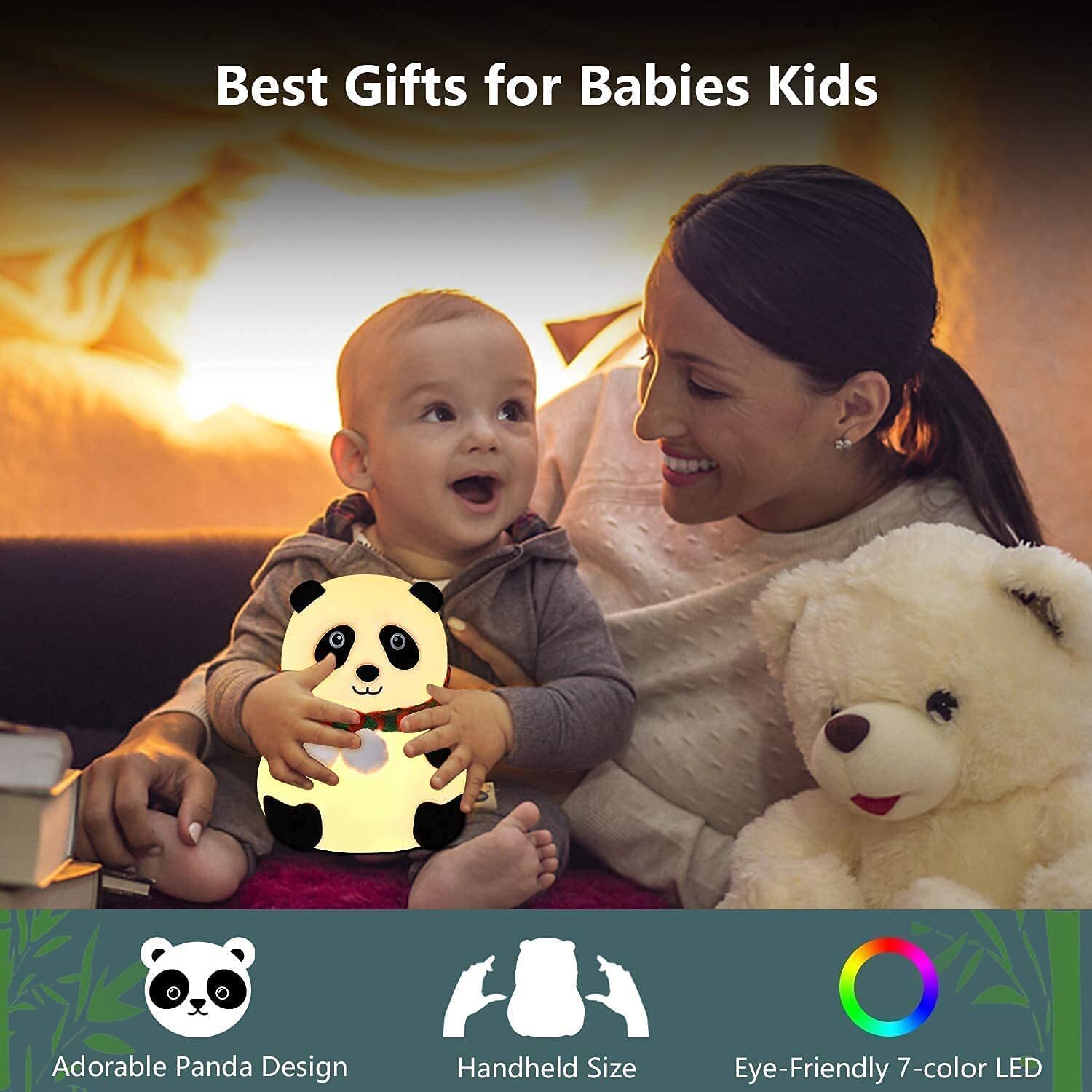 Panda Night Lamp - Color: Multicolor