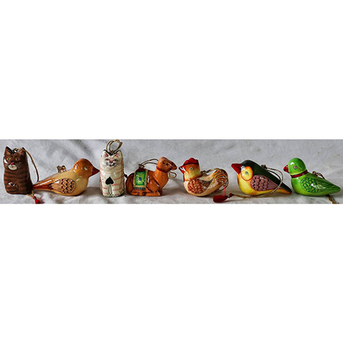 Kashmir Birds Hanging Set - Color: Mix Colour
