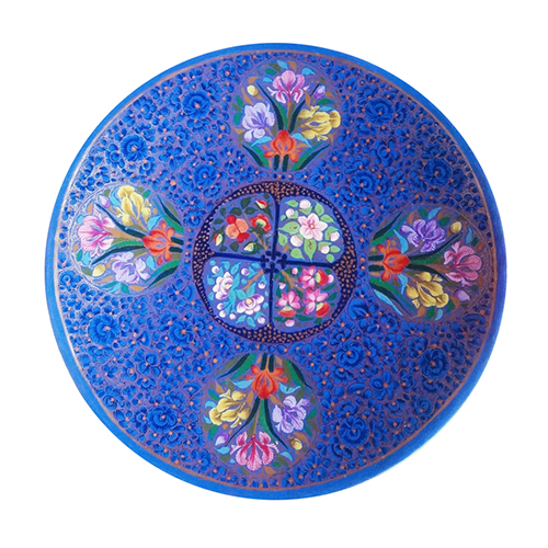 Papier Mache Decorative Wall Plate - Color: Mix Colour