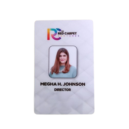 Office Plastic Id Card - Color: Different Available