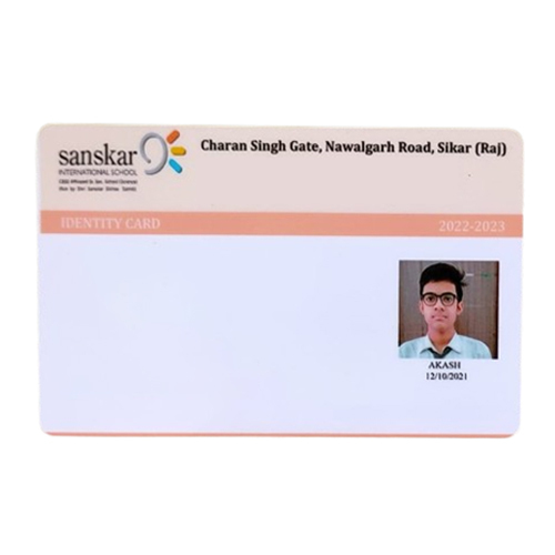 School Id Cards - Color: White