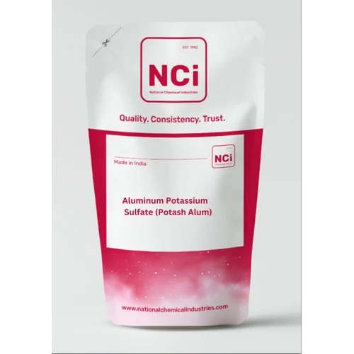एल्यूमिनियम पोटैशियम सल्फेट (पोटाश ऐलम) शुद्ध ग्रेड