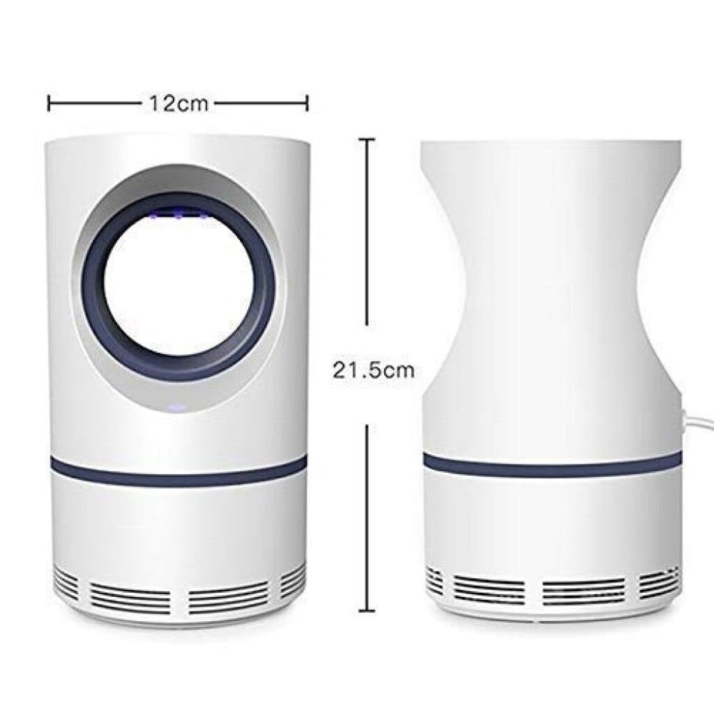 Blue Hole Mosquito Killer Lamp - Plastic 8x5x5 Cm | Usb Powered, Chemical-free, Effective Indoor And Outdoor Insect Control