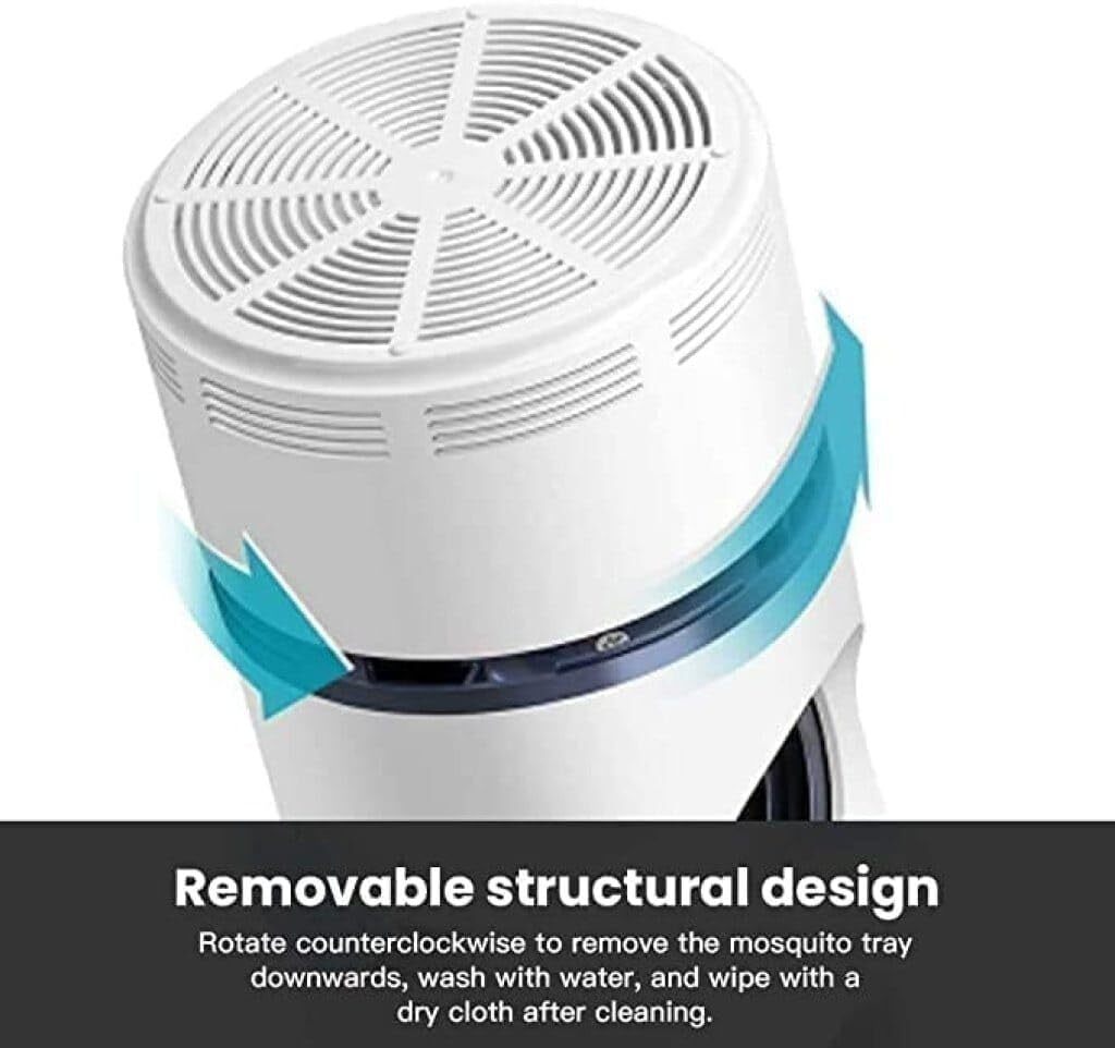 Blue Hole Mosquito Killer Lamp - Plastic 8x5x5 Cm | Usb Powered, Chemical-free, Effective Indoor And Outdoor Insect Control