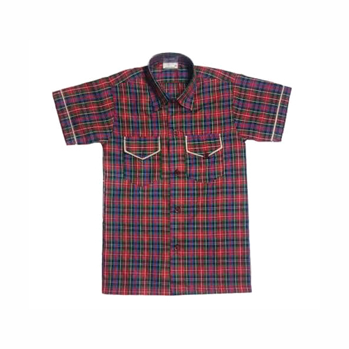 Half Sleeve School Shirt - Chest Size: As Per Requirement