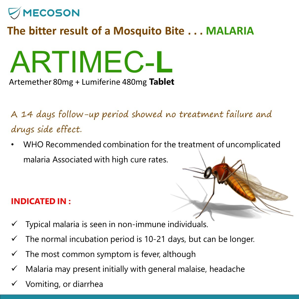 Artemether And Lumefantrine - Dosage Form: Tab