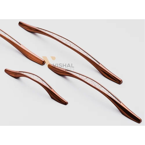 Zinc Cabinet Handle - 8 Inches Length | Polished Finish, Standard Design, Durable for Cabinet Fittings