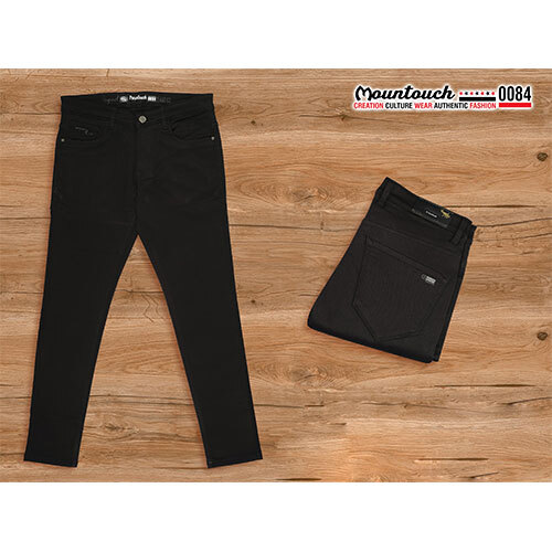 Black Reactive Jeans - Washable Cotton Blend, Sleek Black Color for All Seasons - Perfect for Active Boys