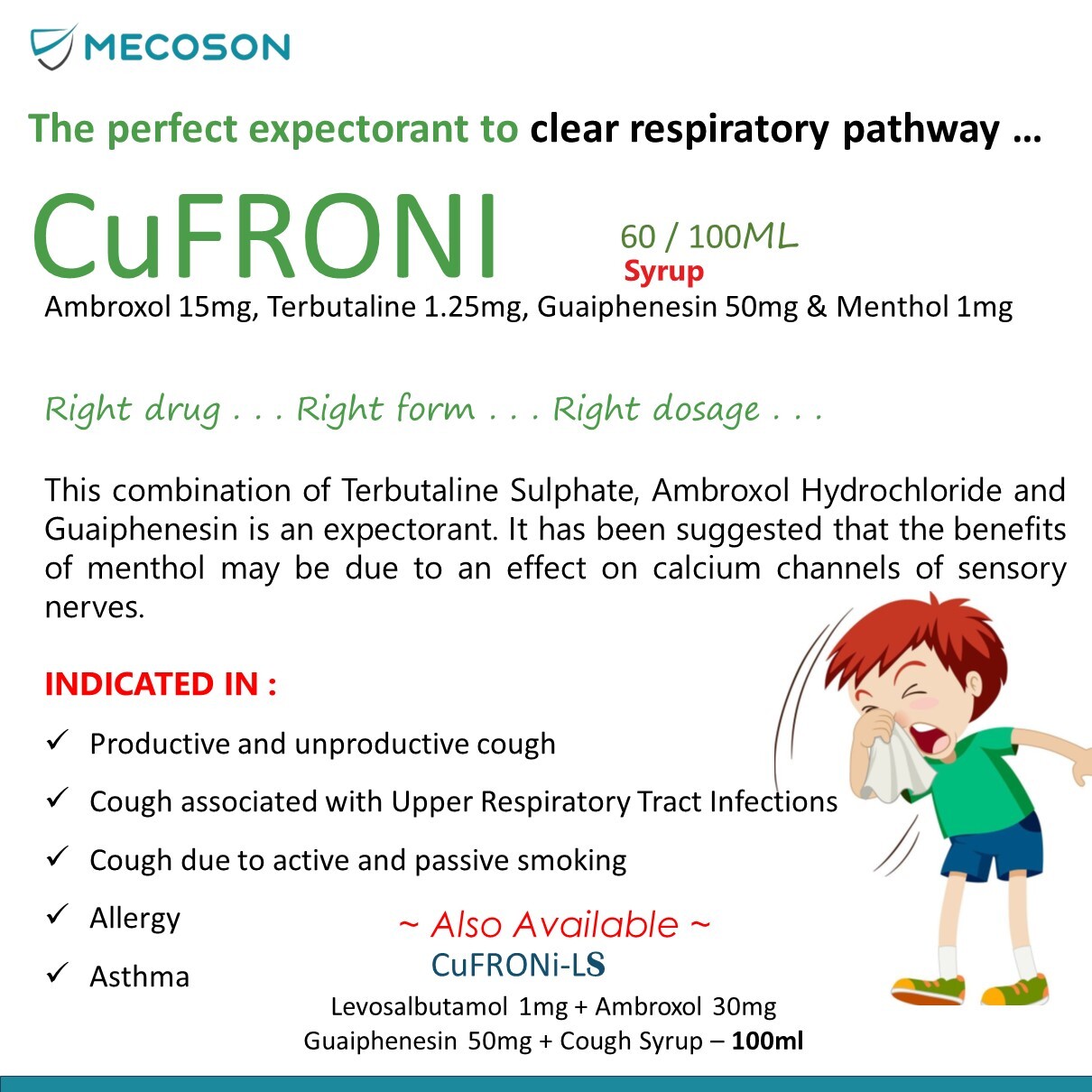 Ambroxol Terbutaline Cough Syrup Liquid