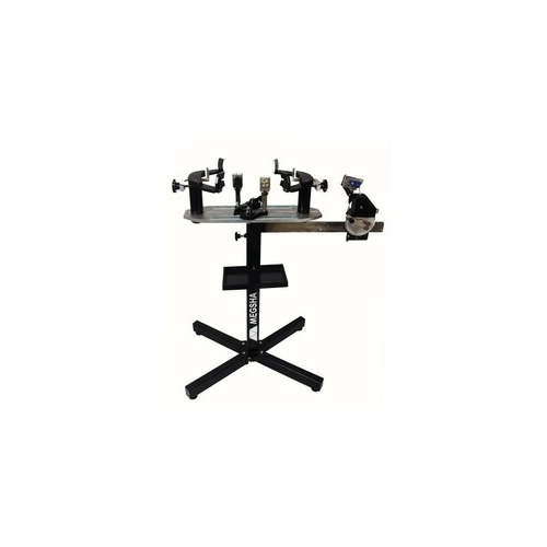 Megsha Manual 102 Stringing Machine - Coated Surface, Electric Power, Manual Operation | Sleek Black Finish, Ideal for Industrial Applications