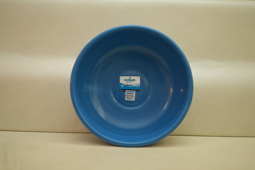 Plastic Virgin Ghamela - Plastic, 16 Inch, Round, Blue | Warranty Included, Ideal for Versatile Usage in Gardening and Agriculture