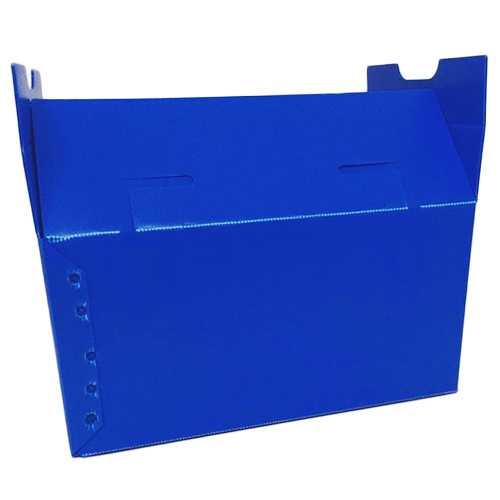Pp Corrugated Box - Color: Blue