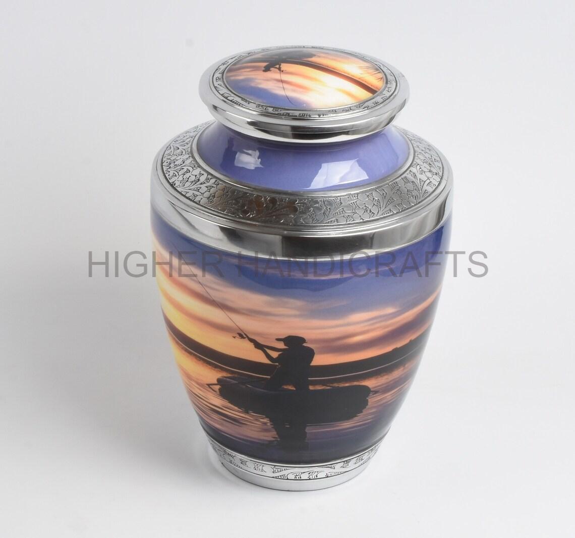 Aluminium Adult Cremation Urn For Human Ashes - Urns Manufacturer - Color: Multi Color