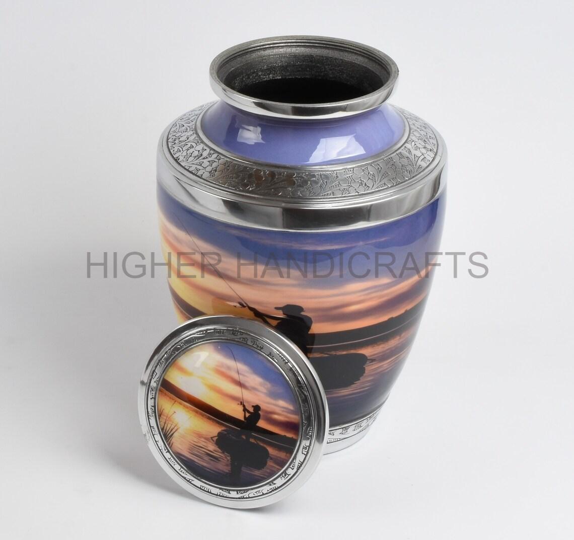Aluminium Adult Cremation Urn For Human Ashes - Urns Manufacturer - Color: Multi Color