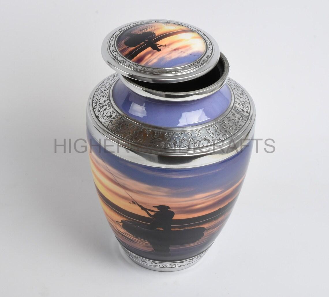 Aluminium Adult Cremation Urn For Human Ashes - Urns Manufacturer - Color: Multi Color