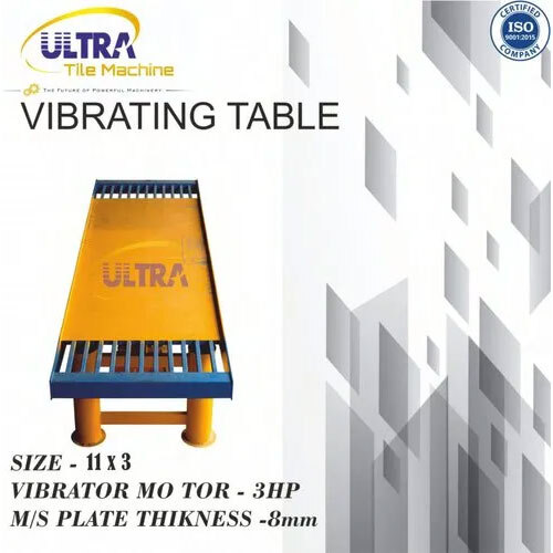 Vibrating Table - Application: Paver Block Making