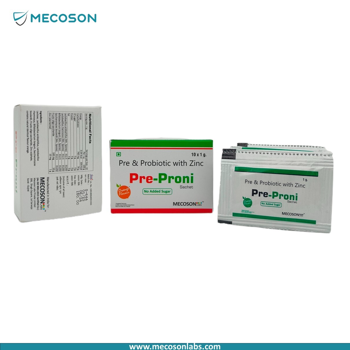 Pre Probiotic Sachet With Zinc
