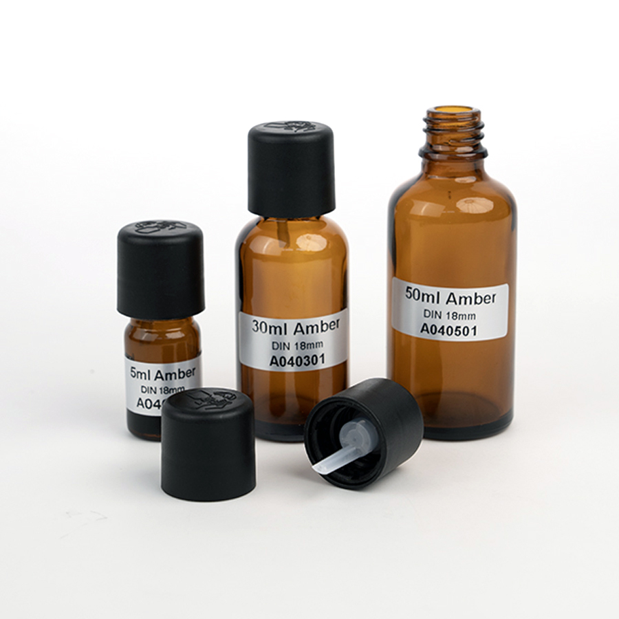 Custom Amber 5ml 10ml 15ml 20ml 30ml 50ml 100ml Glass Dropper Bottle - Usp Type Iii Glass, Round Shape, Screw Cap, Child Resistant, Leakproof, Tamper Evident