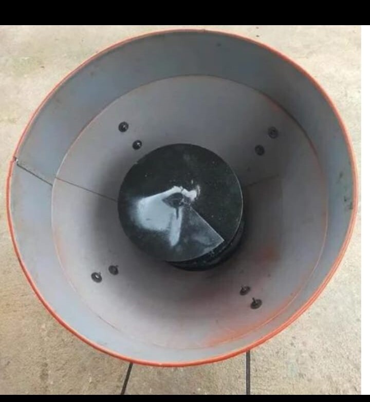 Seed Treatment Drum Electrical - Color: Orange