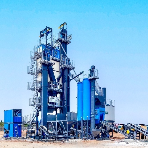 240 Tph Asphalt Batch Mix Plant - Color: Blue