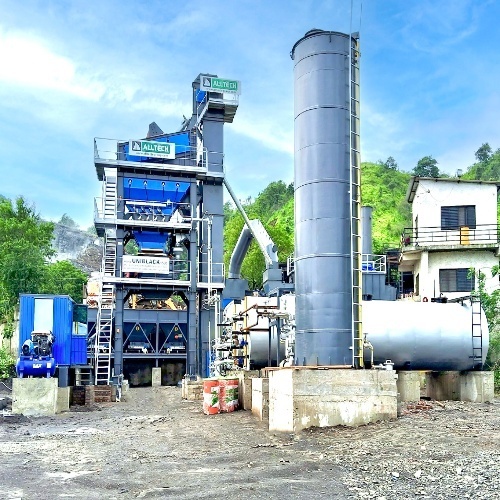 240 Tph Asphalt Batch Mix Plant - Color: Blue