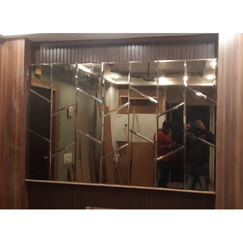 Designer Wall Mirror - High-quality Glass, Customized Size Available , Intricate Framed Design In Various Colors