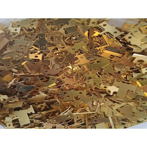 Brass Sheet Cutting Scrap - Finish: Polished
