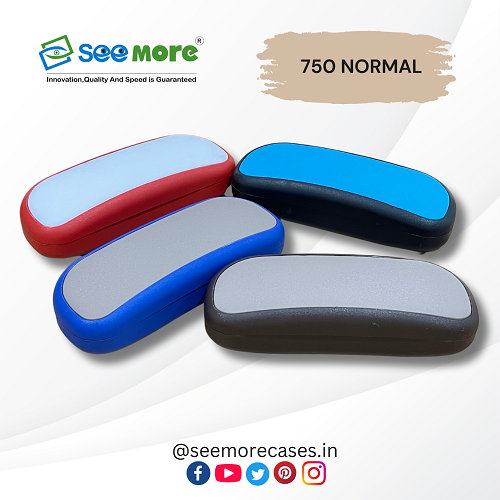 Protective Eyewear Case - Acrylonitrile Butadiene Styrene Plastic, 160 X 60 X 41 Mm, Blue, Red, Brown | Antistatic, Recyclable, Shock Resistant, Moisture Proof, Button Closure