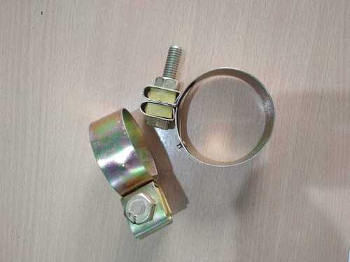 Choras Clamp - Metal, 2 Inch Round Shape, Silver Color | Ideal for Agricultural Use, Weighs 2.500 Kilograms, High-Quality Performance