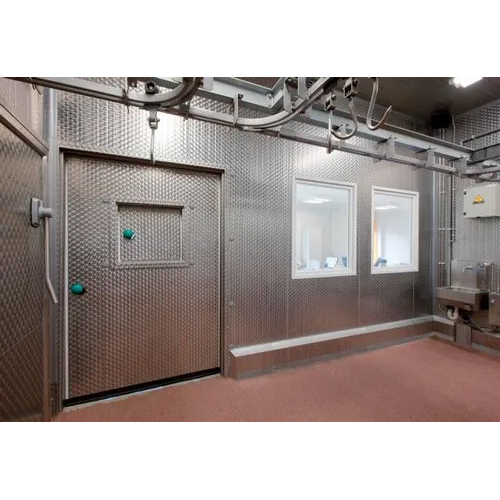 Industrial Cold Storage Room - Stainless Steel, Double-Temperature, 350 Volt , Cool Climate Type with Energy-Efficient Refrigerant Feature