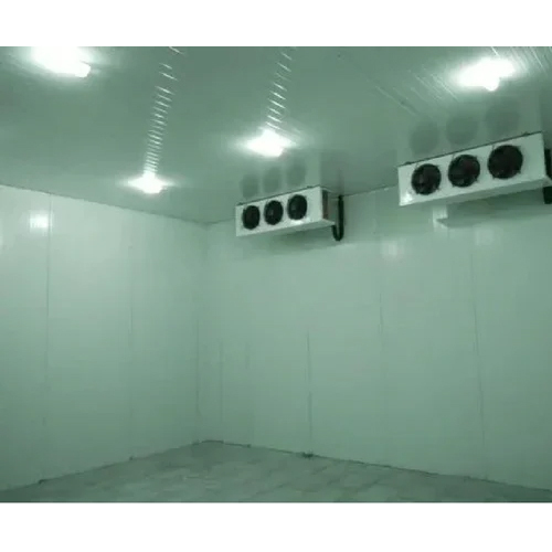 Modular Cold Room - Stainless Steel, Double-Temperature Style | 350 Volt Operation, Equipped with Refrigerant for Industrial Cooling