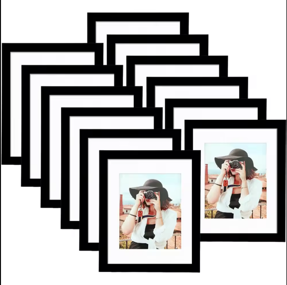 Asartp11112 9x9 Art Print Photo Frame Set Of 4 - Finishing: Polishing