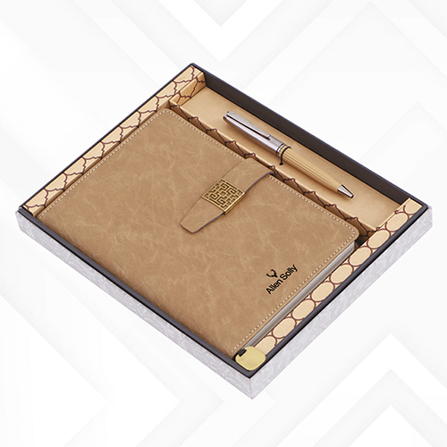 Brown Executive Gift Set - Material: Paper