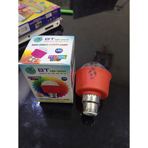 LED Bulb - Standard Size, Round Shape, Vibrant Red Color | Energy-Efficient Diwali Decorative Lighting