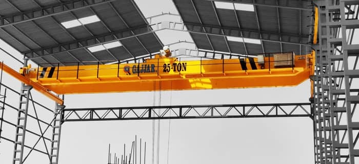 25 Ton Heavy Duty Girder Crane - Application: Outdoor Yard