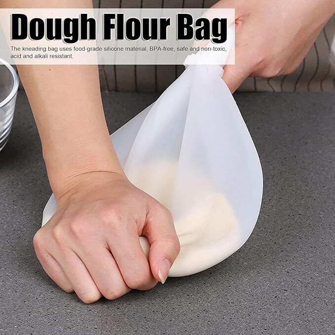 Dough Flour Bag, Convenient Good Performance Foldable Dough Mixer Bag For Pastry For Bread