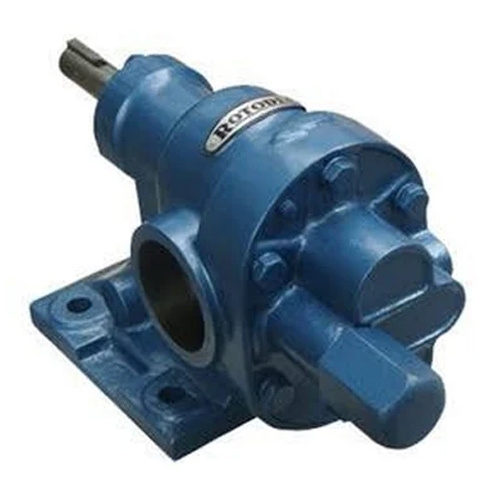 Rotary Gear Pump - Color: Blue Paint Coated