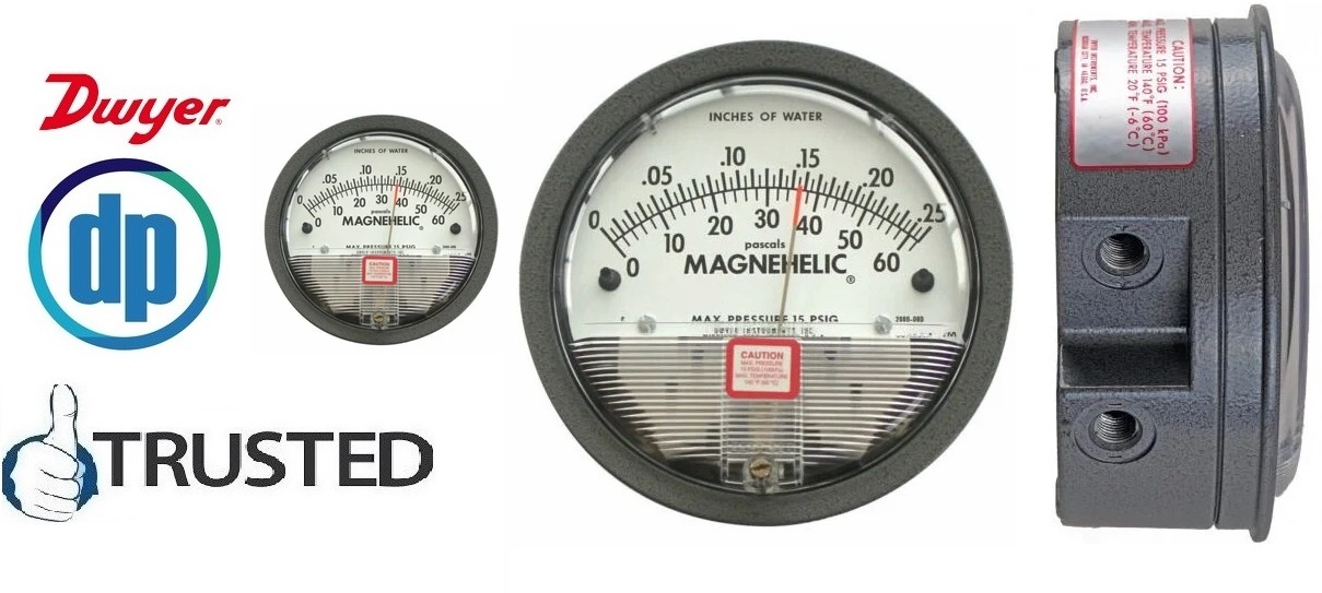 Dwyer 2001d Magnehelic Differential Pressure Gauge By Dhule Maharashtra India - Accuracy: A 2% Of Fs (A 3% On 0