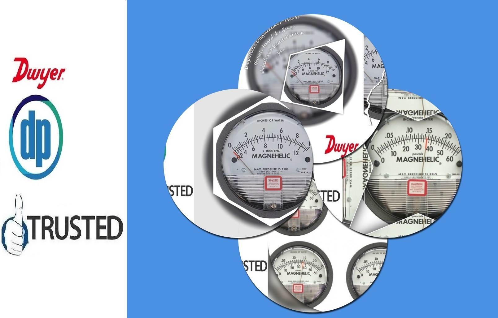 Dwyer 2002d Magnehelic Differential Pressure Gauge From Sakri A A A A A A U Dhule Maharashtra India - Color: Black
