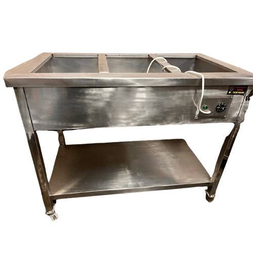 SS Banbarry Counter - High-Quality Stainless Steel, Various Sizes Available , Electric-Powered for Commercial Hotel Use