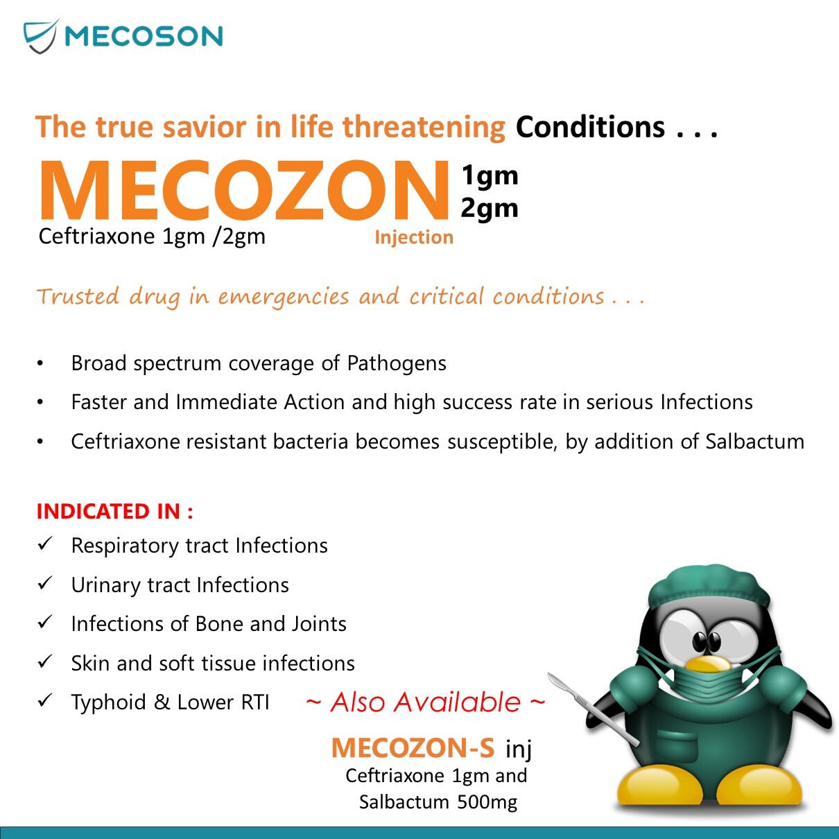 Ceftriaxone Inj - 2gm Injection | Liquid Formulation For Effective Management Of Bacterial Infections In Adults And Teenagers Store Below 30â°c