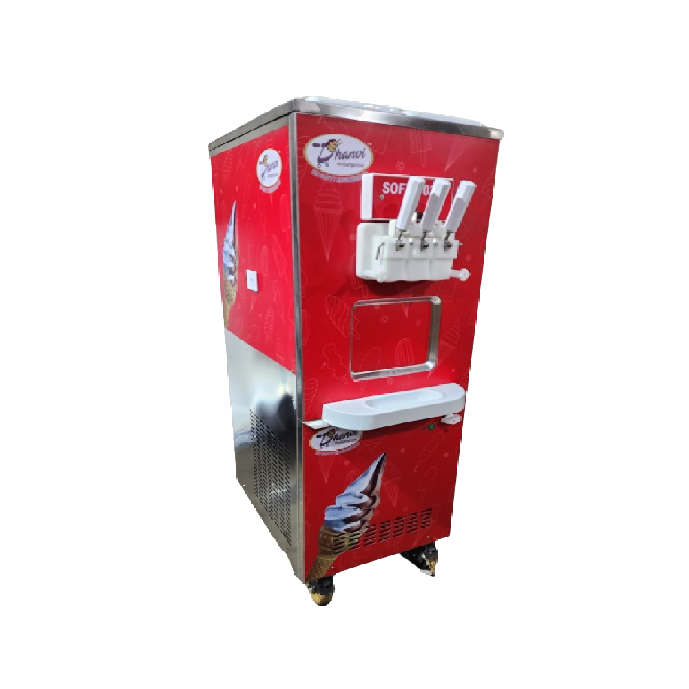 Versatile Softy Ice Cream Making Machine - Perfect For Yogurt & Gelato - Dimension (L*w*h): 600x520x1400