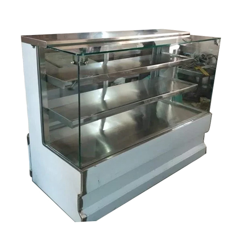 Metal Sweets Display Counter - Color: Transparent & White