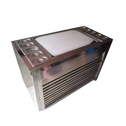 Ss कोल्ड स्टोन आइस क्रीम बनाने की मशीन