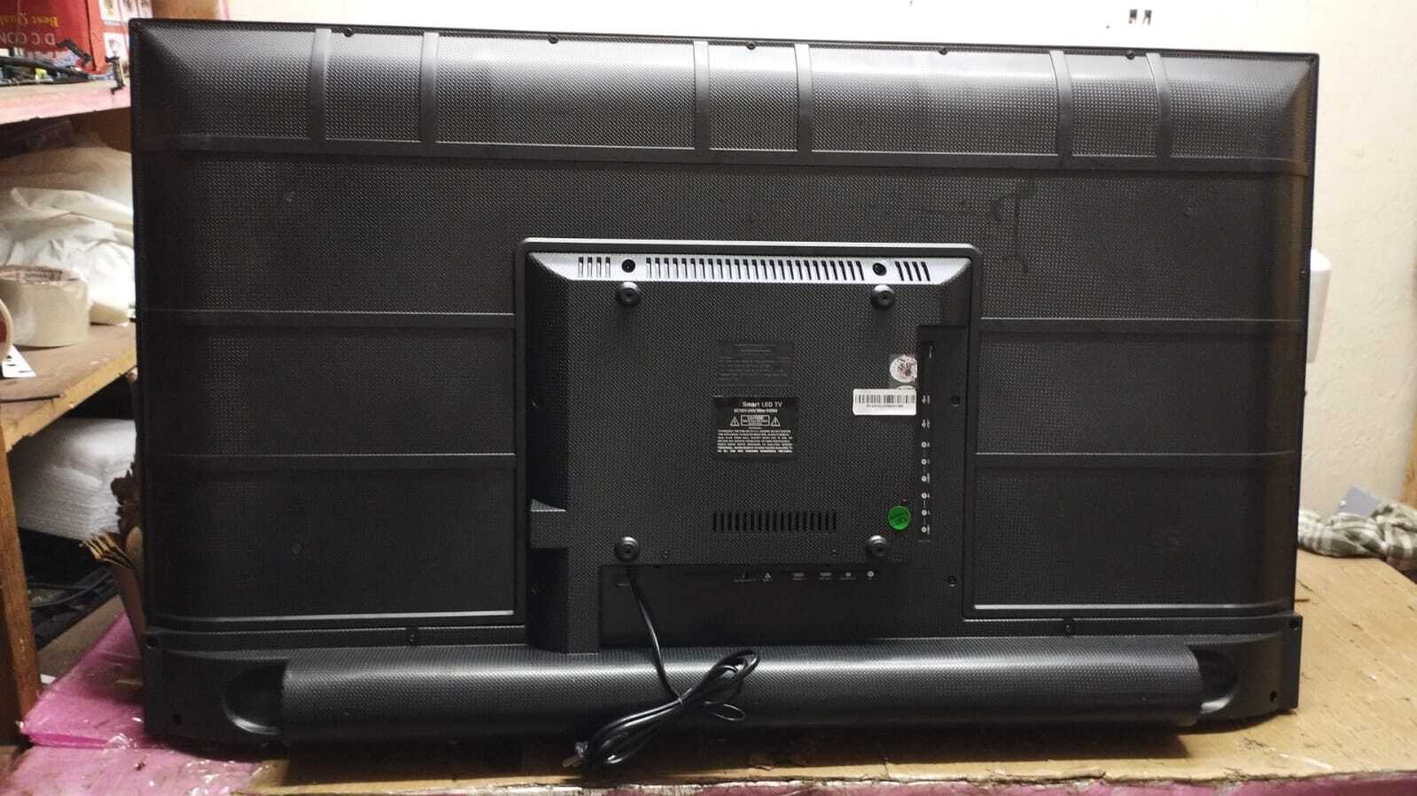 Smart Led Tv - Plastic/metal, 46 Inches, Black | Ultra Hd 4k Resolution, High Contrast Ratio, Hdmi Connectivity, Soundbar System